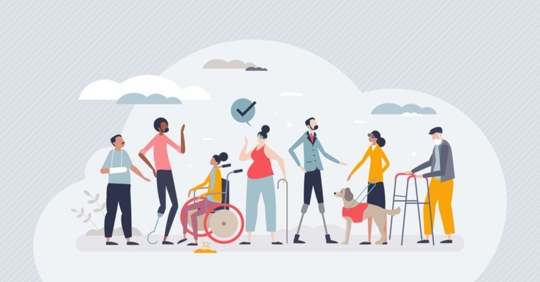 disabled employee drawing